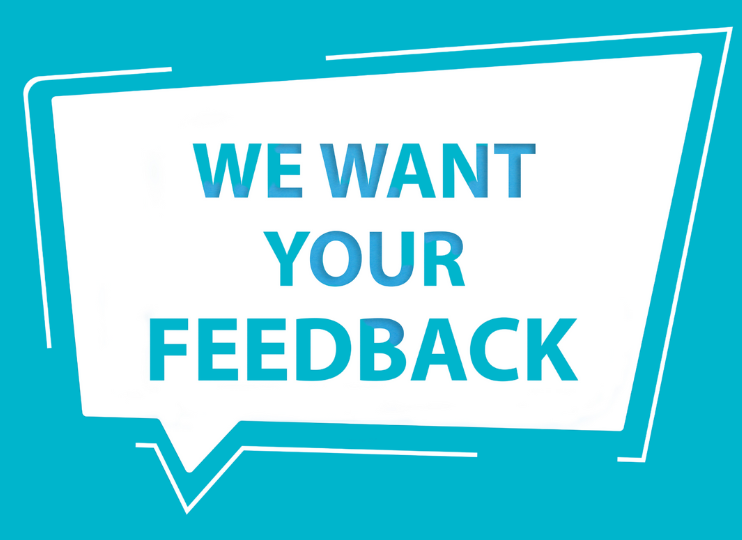 We want your feedback